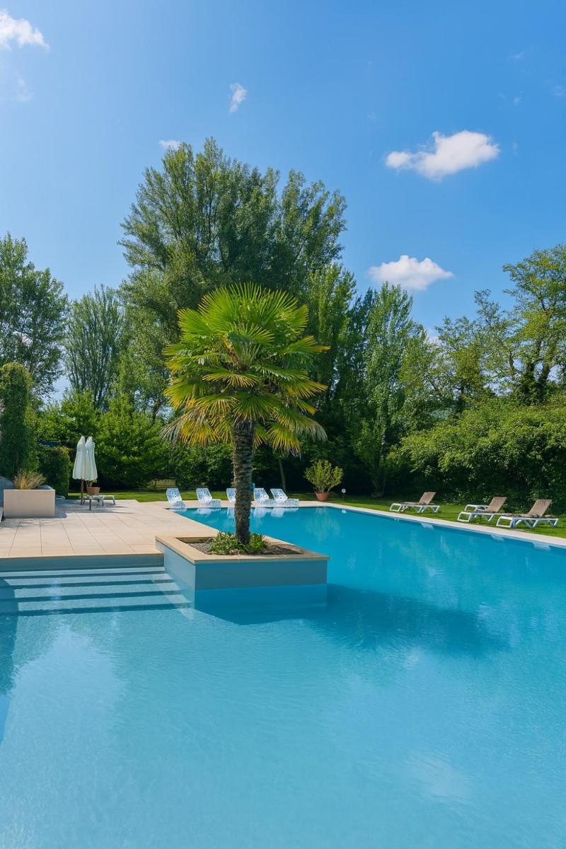 Piscine de l'établissement Hôtel La Ségalière Spa Bar ou située à proximité