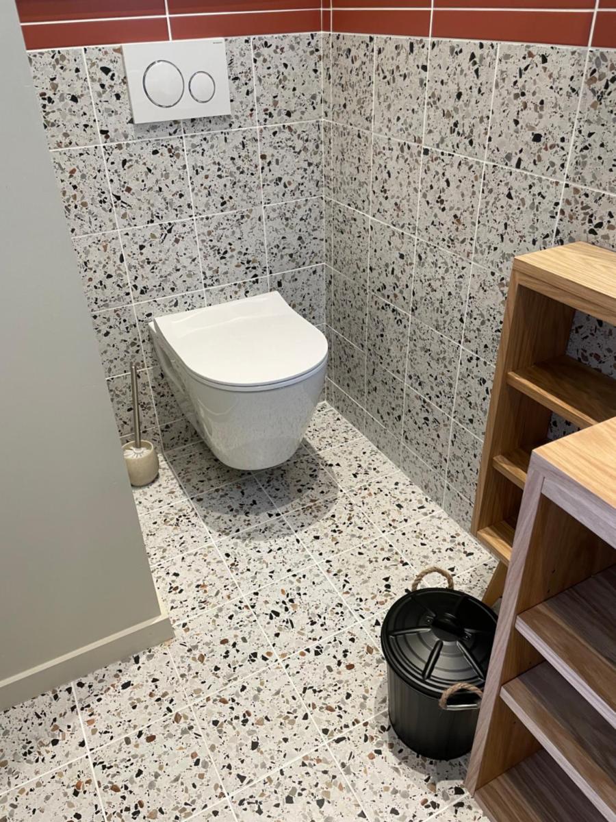 Salle de bains dans l'établissement Hotel Trinquet