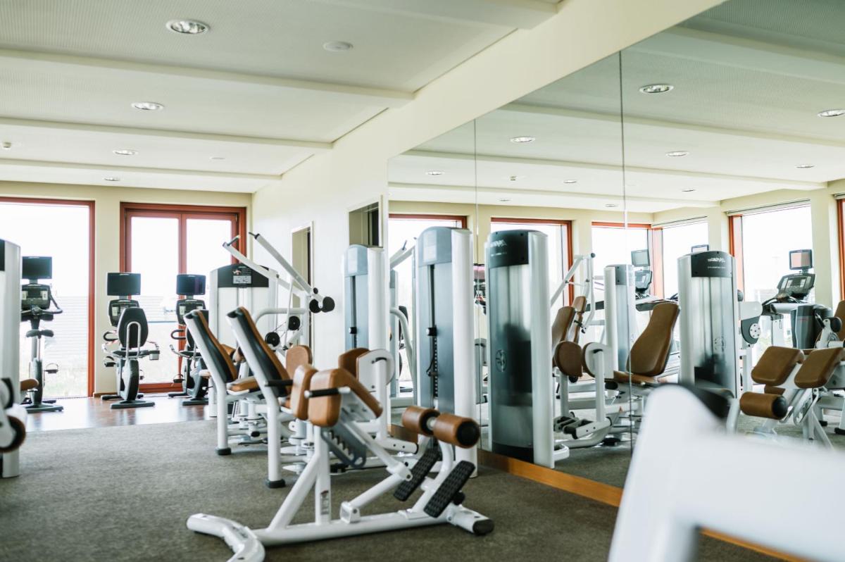 Das Fitnesscenter und/oder die Fitnesseinrichtungen in der Unterkunft A-ROSA Sylt