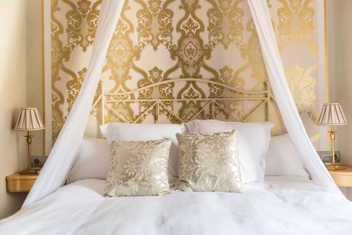 Cama o camas de una habitación en Hotel Sa Calma