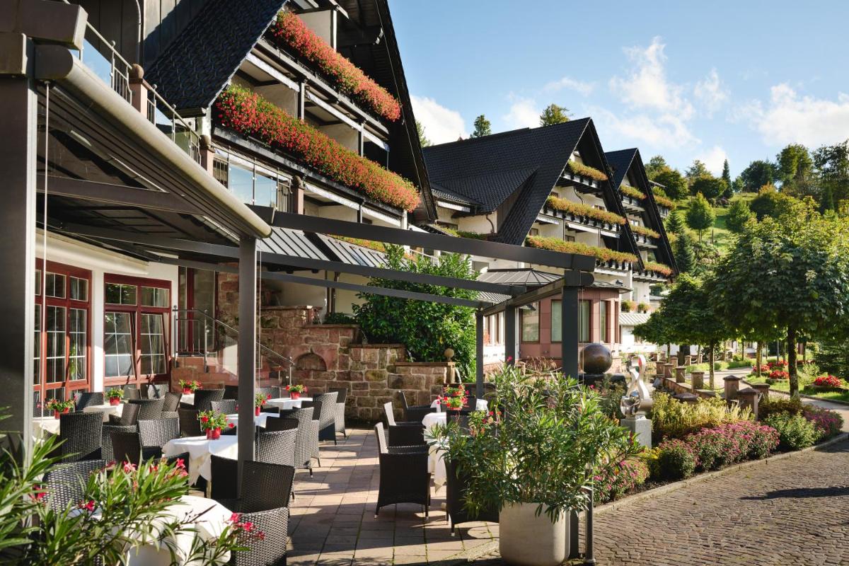 Ein Garten an der Unterkunft Hotel Dollenberg