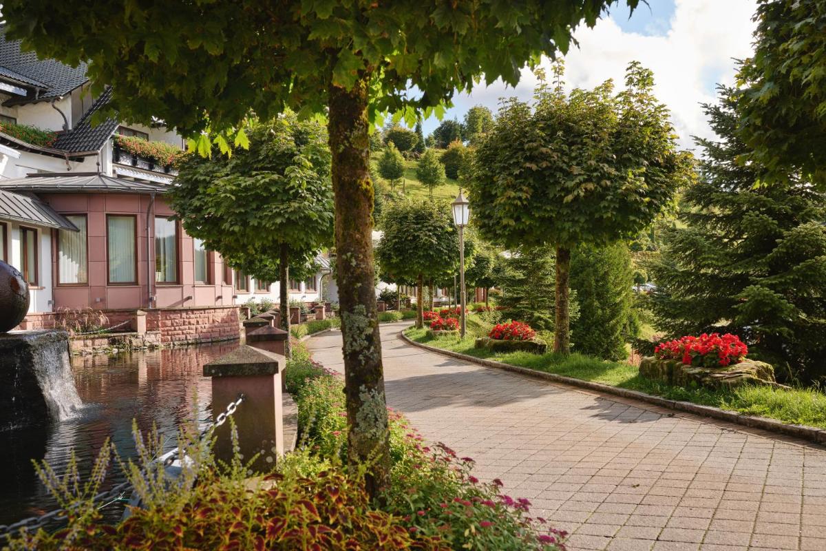 Ein Garten an der Unterkunft Hotel Dollenberg