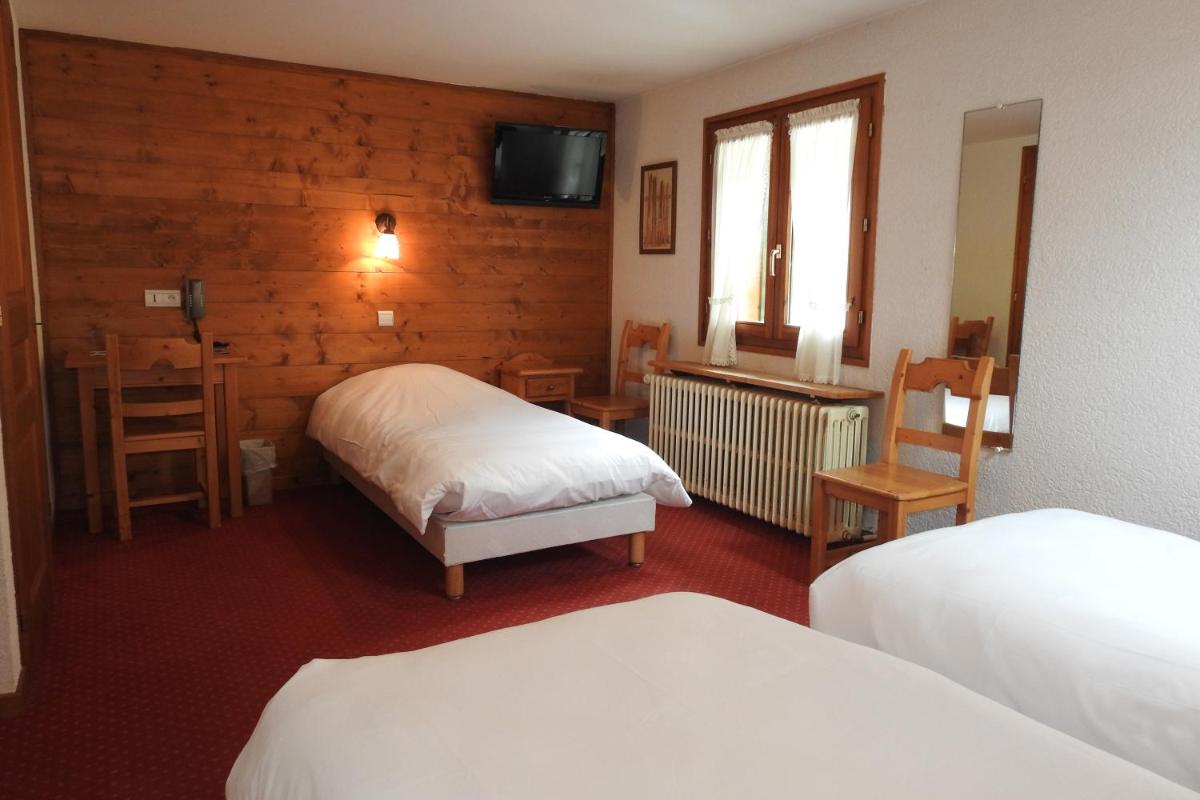 Un ou plusieurs lits dans un hébergement de l'établissement Hôtel Belalp