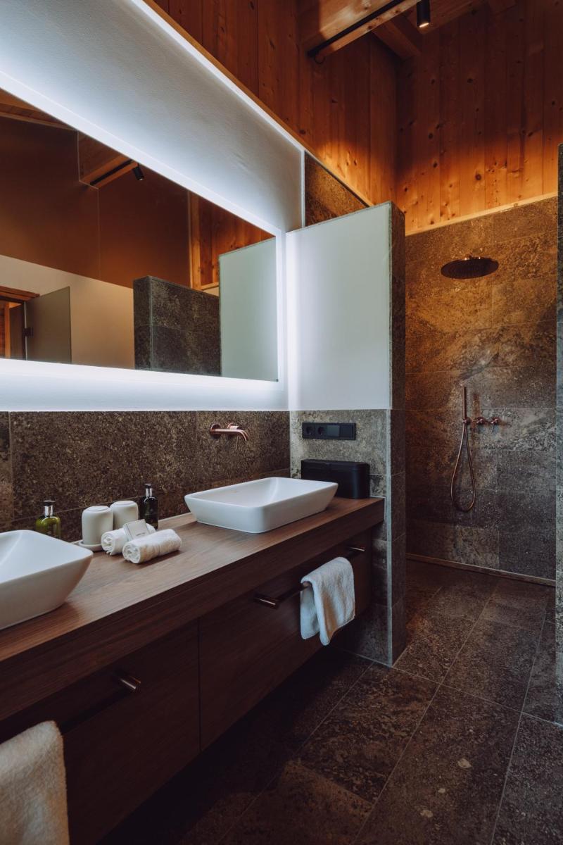 Ein Badezimmer in der Unterkunft Parkhotel Egerner Höfe
