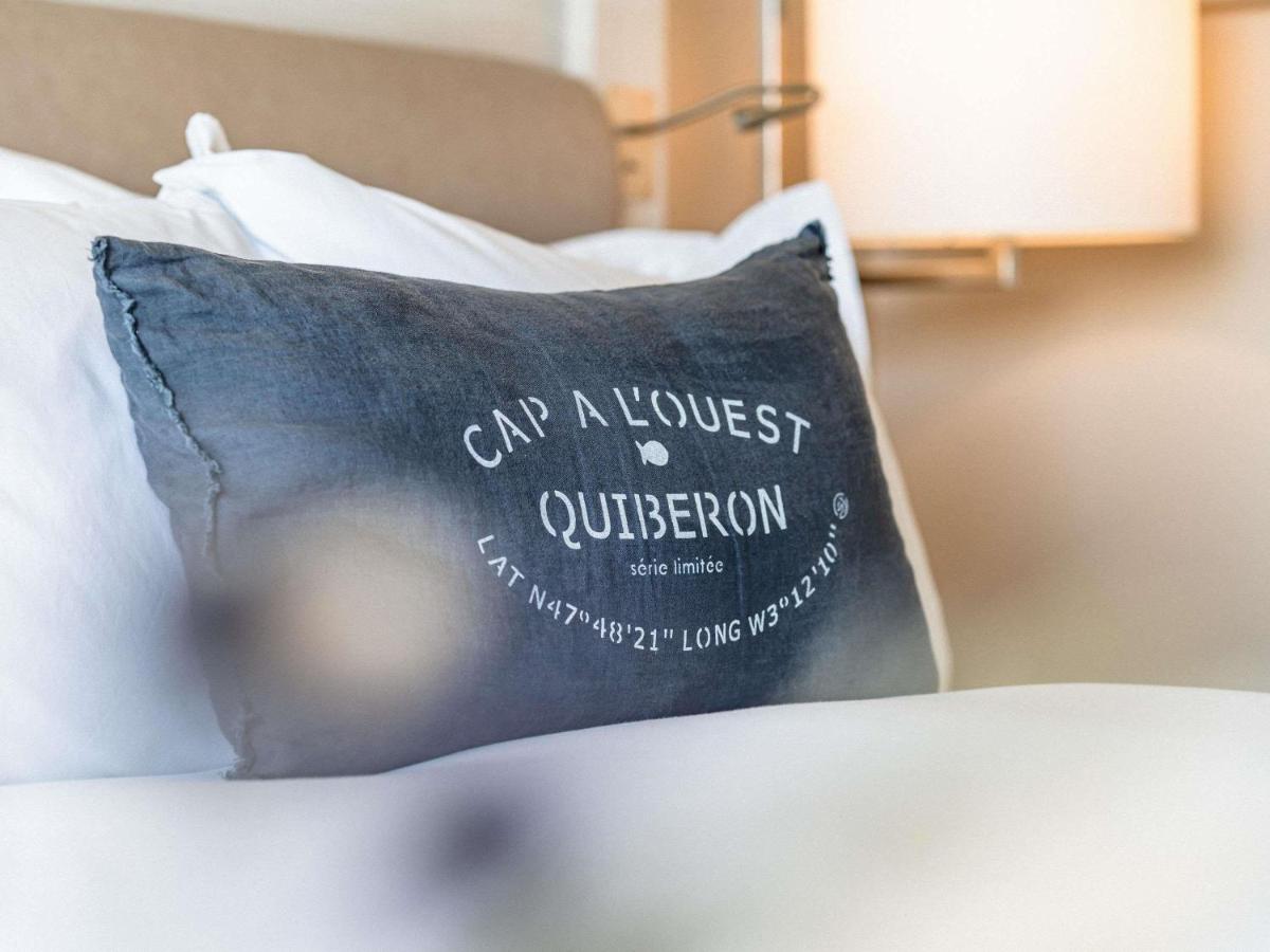 Un ou plusieurs lits dans un hébergement de l'établissement Sofitel Quiberon Thalassa sea & spa