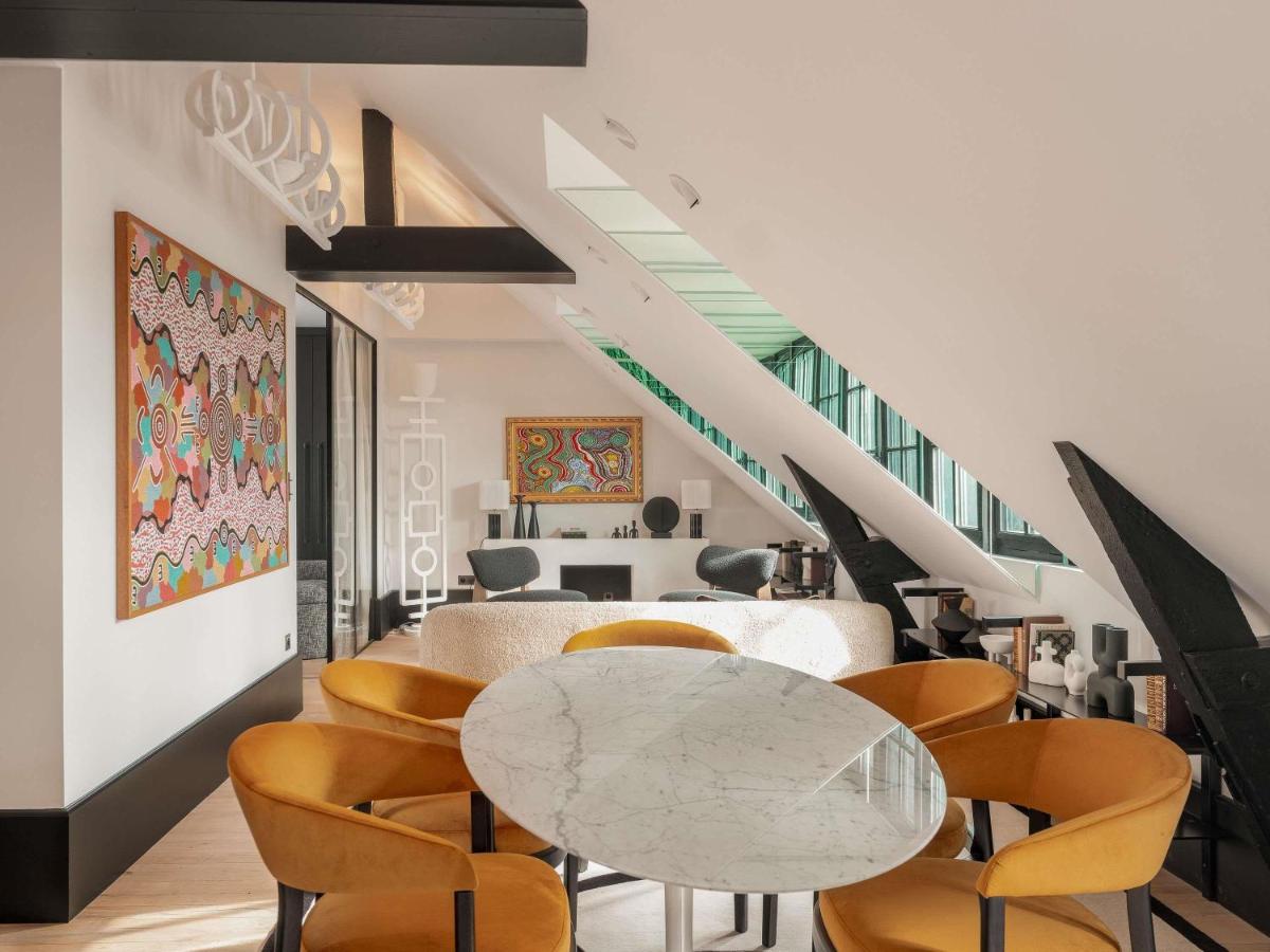 Coin salon dans l'établissement Balthazar Hotel & Spa Rennes - MGallery Collection