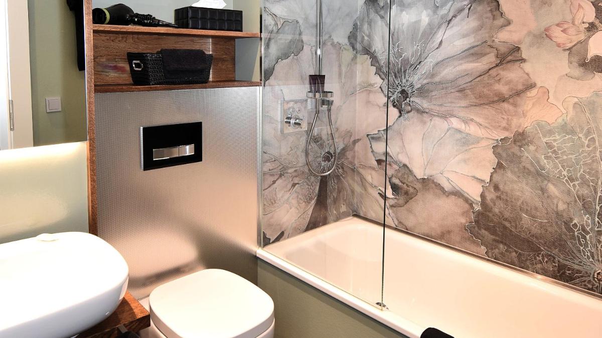 Ein Badezimmer in der Unterkunft Carl.22 City Appartements