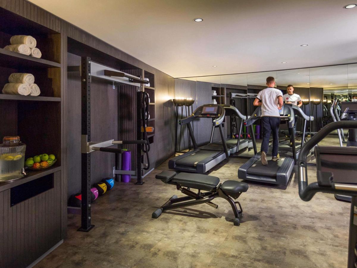 Das Fitnesscenter und/oder die Fitnesseinrichtungen in der Unterkunft Sofitel Frankfurt Opera