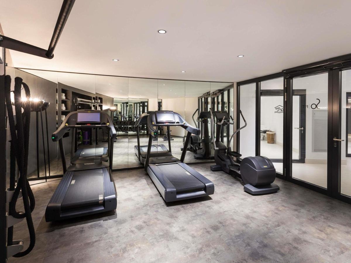 Das Fitnesscenter und/oder die Fitnesseinrichtungen in der Unterkunft Sofitel Frankfurt Opera