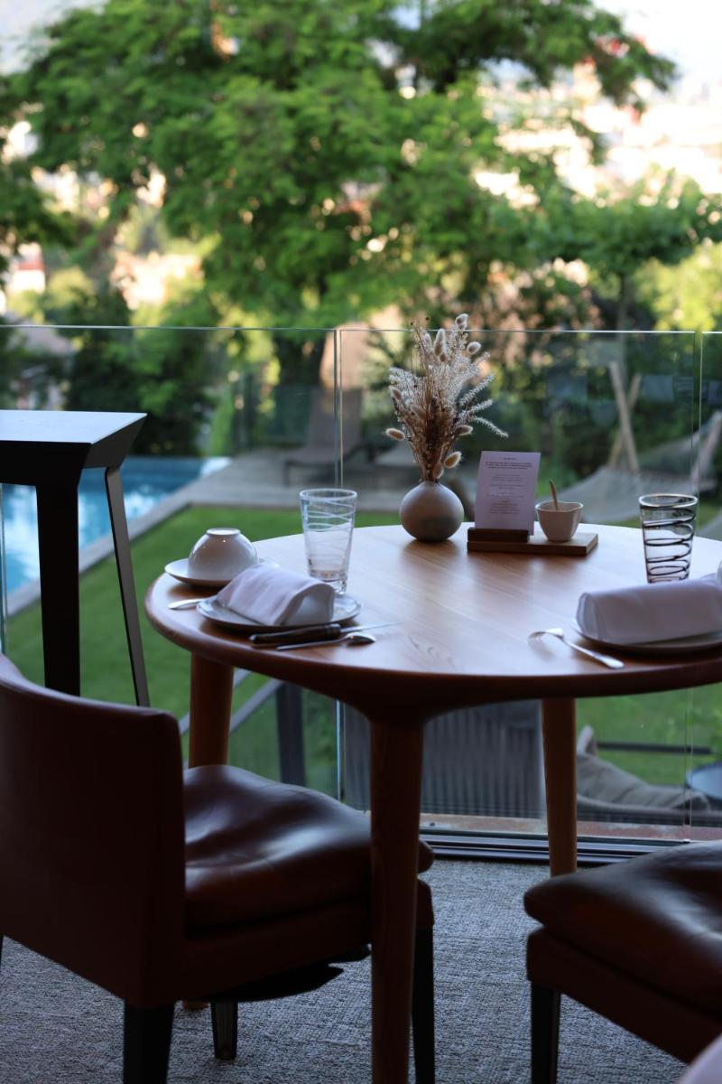 Jardin de l'établissement Le Clos Des Sens