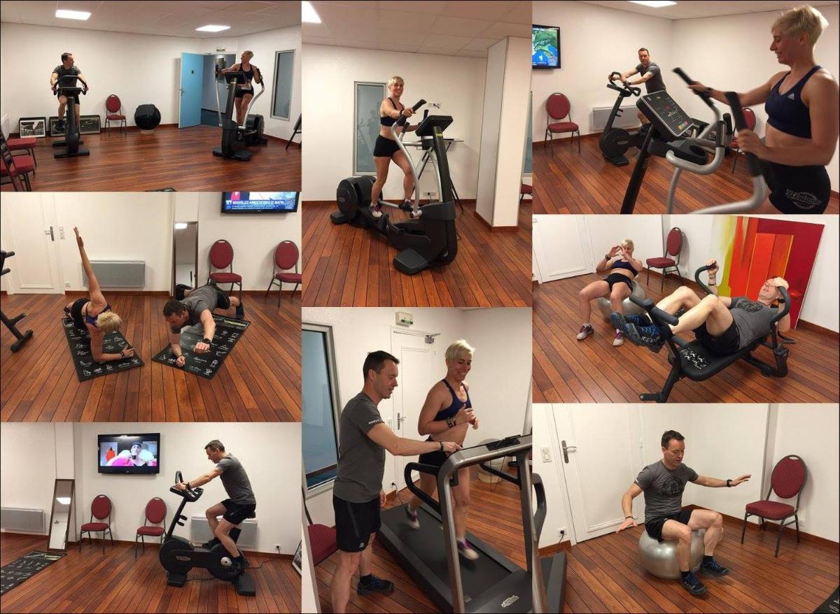 Salle ou équipements de sports de l'établissement Hôtel La Ségalière Spa Bar