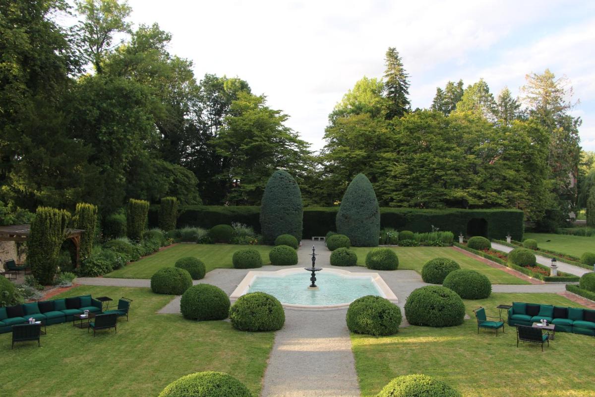Jardin de l'établissement Hostellerie De Levernois
