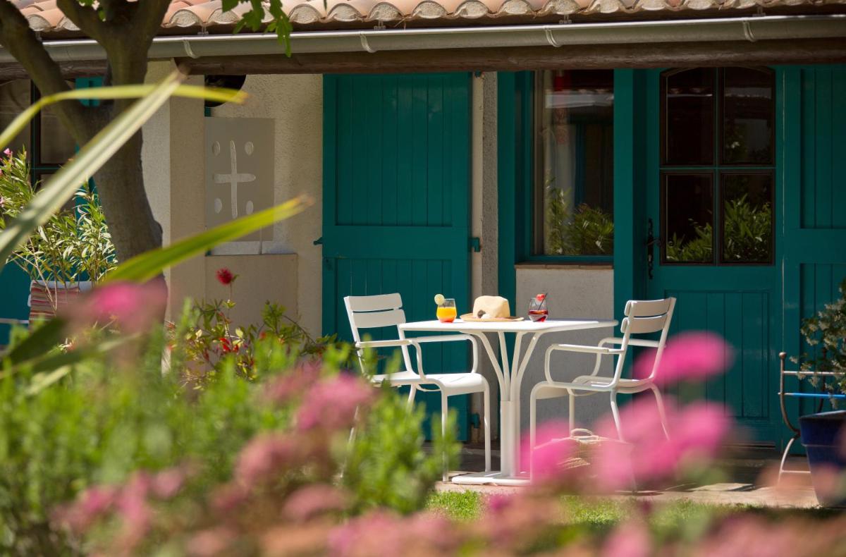 Jardin de l'établissement Oustau Camarguen Hôtel & Spa