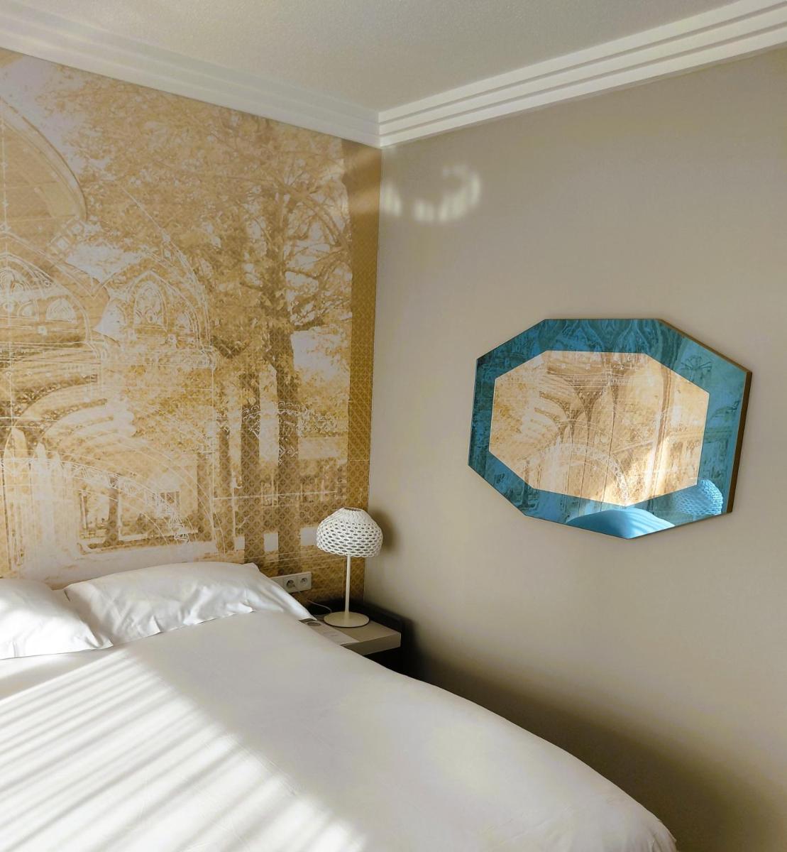 Un ou plusieurs lits dans un hébergement de l'établissement Célestins Spa Thermal & Hôtel by Vy Resort