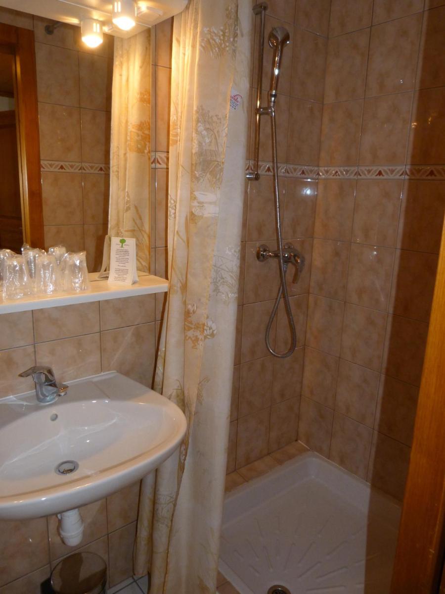 Salle de bains dans l'établissement Hôtel Belalp