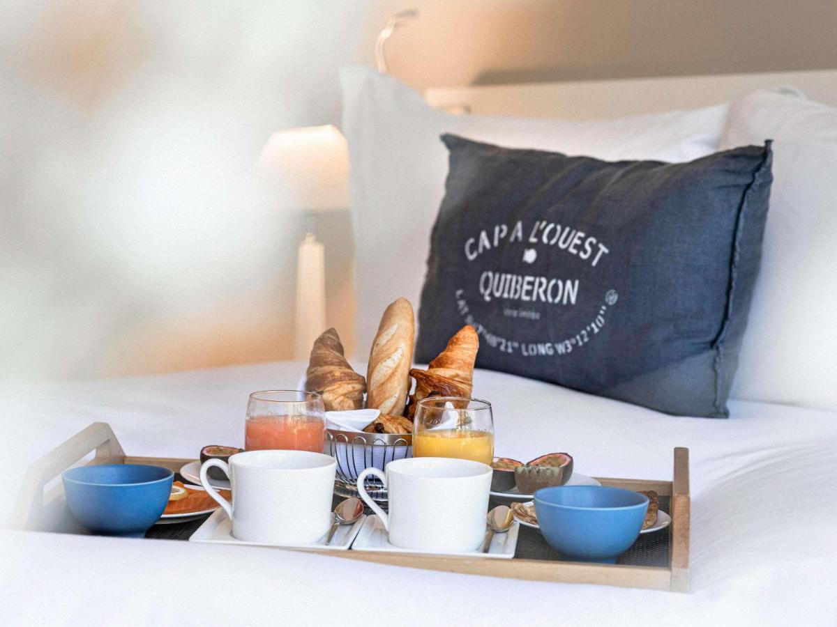 Un ou plusieurs lits dans un hébergement de l'établissement Sofitel Quiberon Thalassa sea & spa