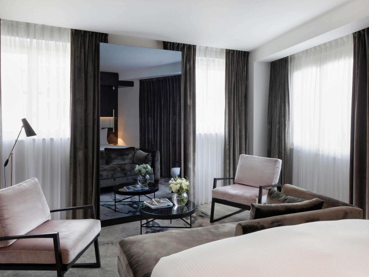 Coin salon dans l'établissement Boutet Bastille Hotel Paris - MGallery Collection
