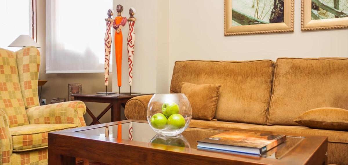 Zona de estar de Hosteria de Torazo Nature Hotel & Spa
