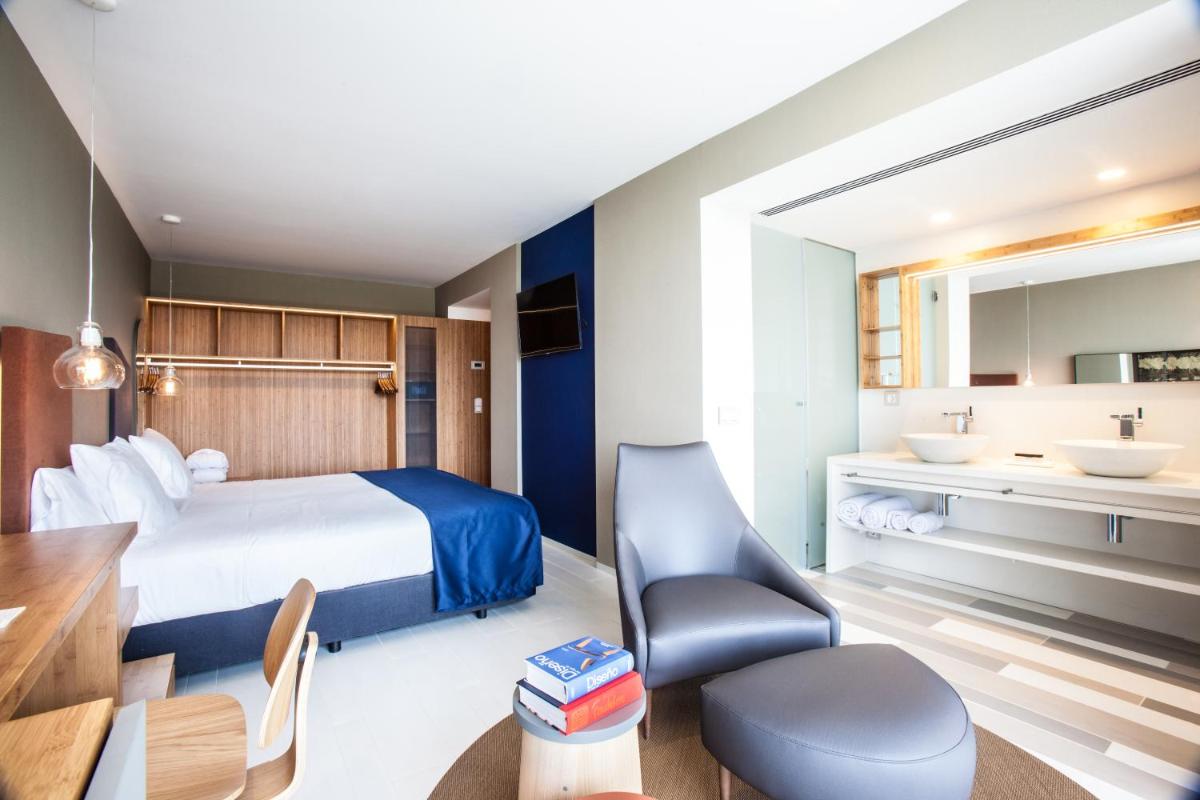 Cama o camas de una habitación en Ocean Drive Talamanca