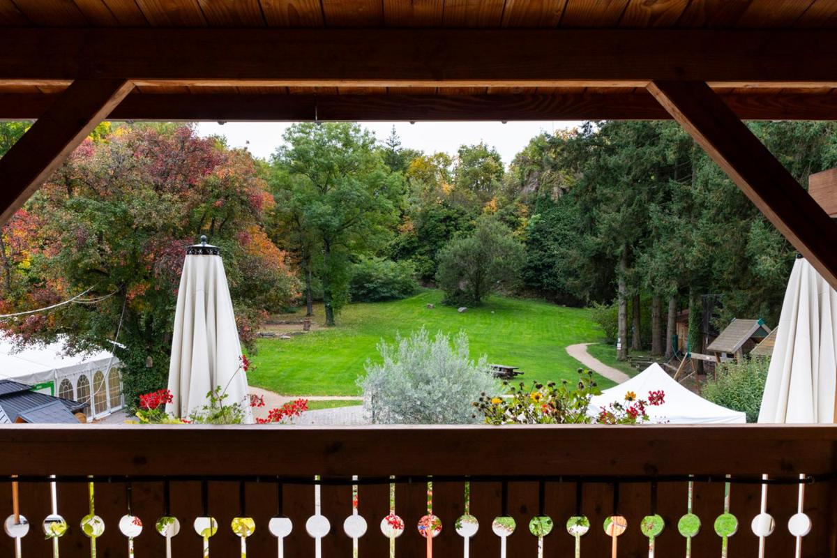 Jardin de l'établissement Domaine du Hirtz, Restaurant & Spa
