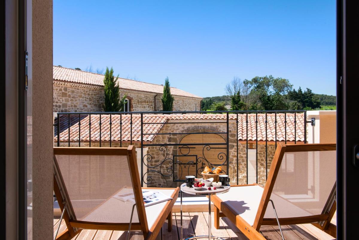 Balcon ou terrasse dans l'établissement Château De Massillan