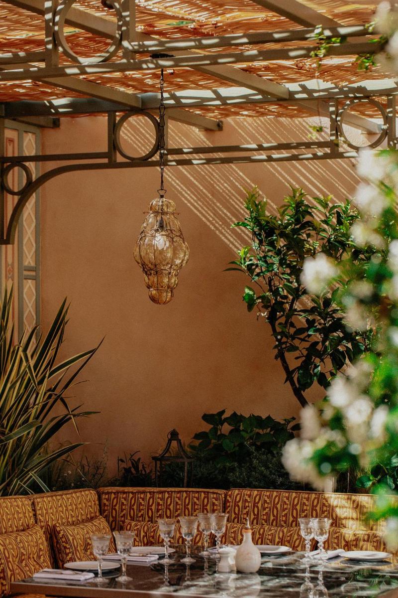 Jardin de l'établissement Le Mas Candille