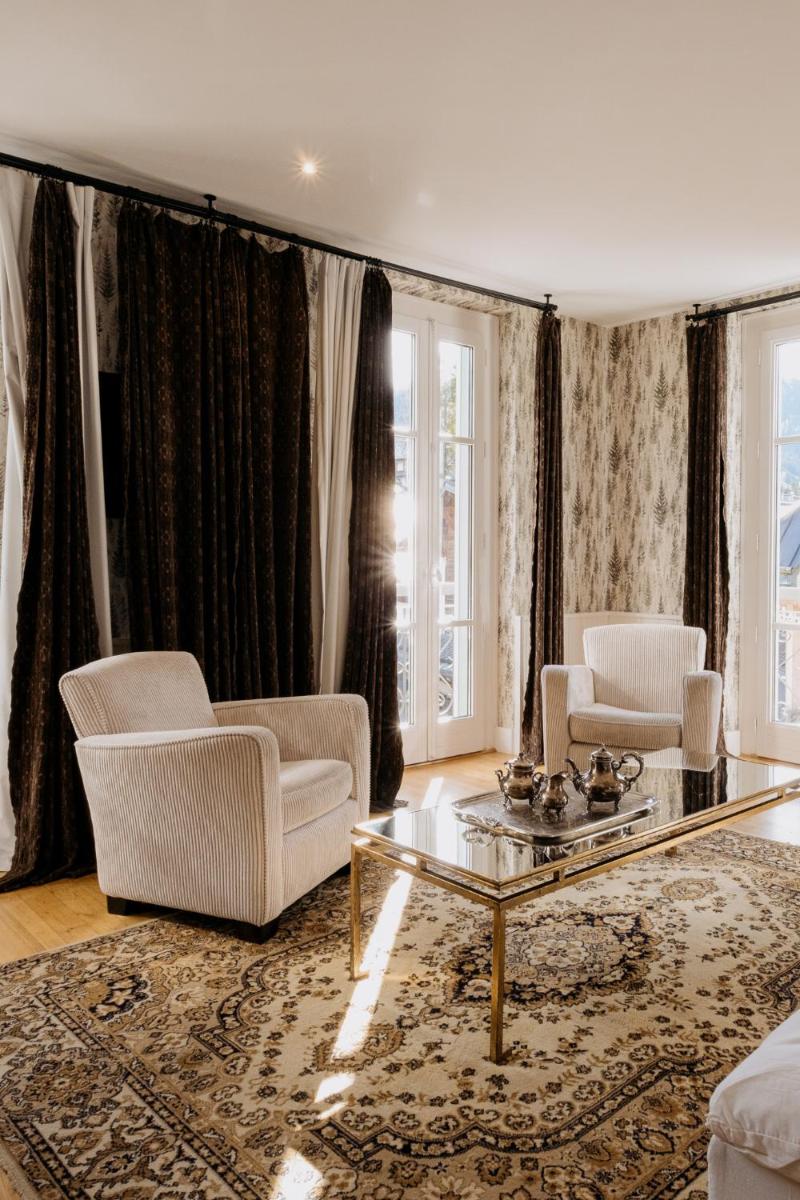Coin salon dans l'établissement Grand Hotel Soleil d'Or