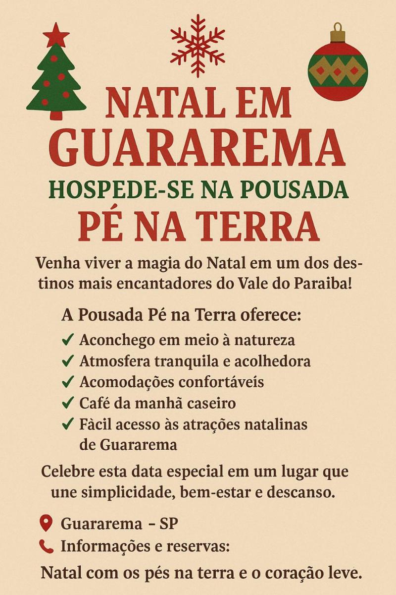 POUSADA PE NA TERRA EM GUARAREMA - Housity