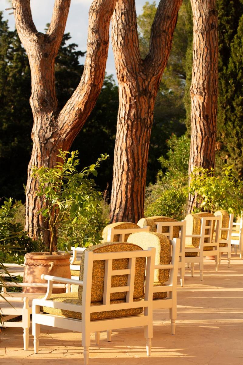 Jardin de l'établissement Le Mas Candille