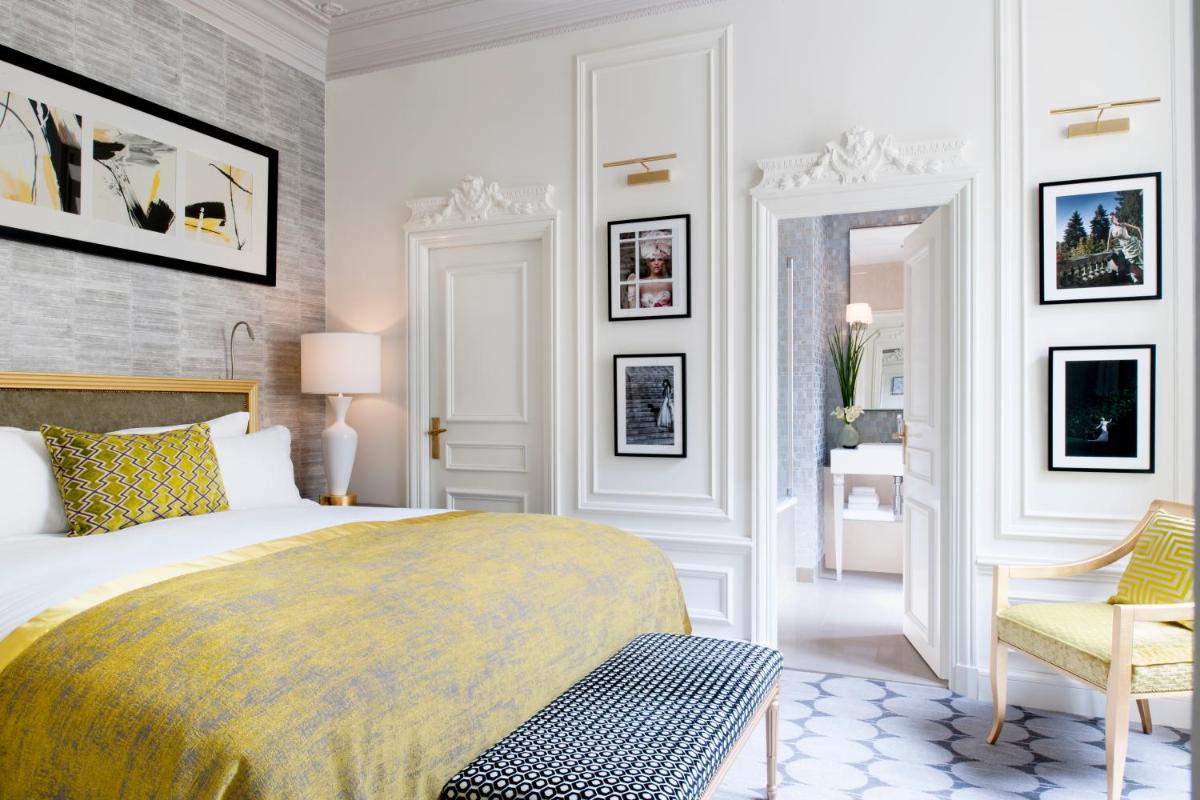 Un ou plusieurs lits dans un hébergement de l'établissement Sofitel Paris Le Faubourg