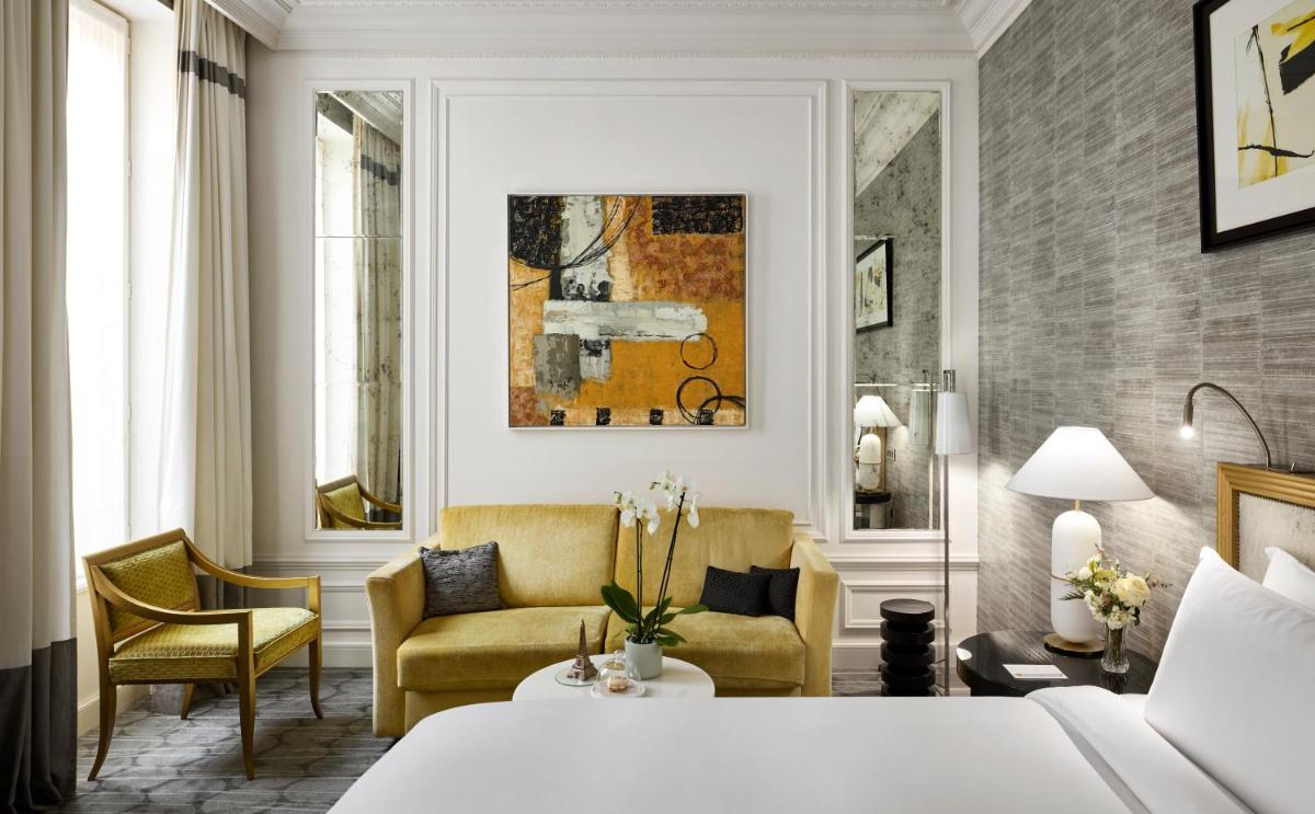 Un ou plusieurs lits dans un hébergement de l'établissement Sofitel Paris Le Faubourg