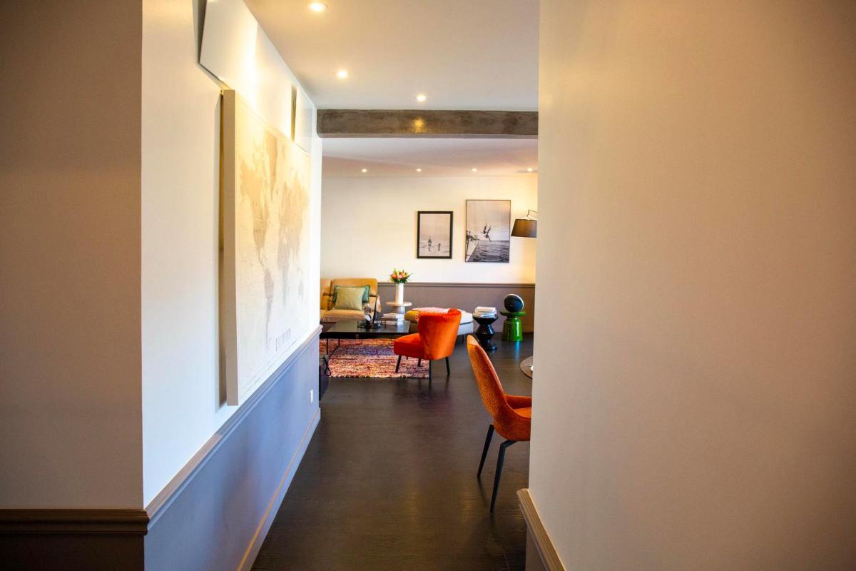 Coin salon dans l'établissement Hôtel & Spa Le Madeloc - Collioure Centre