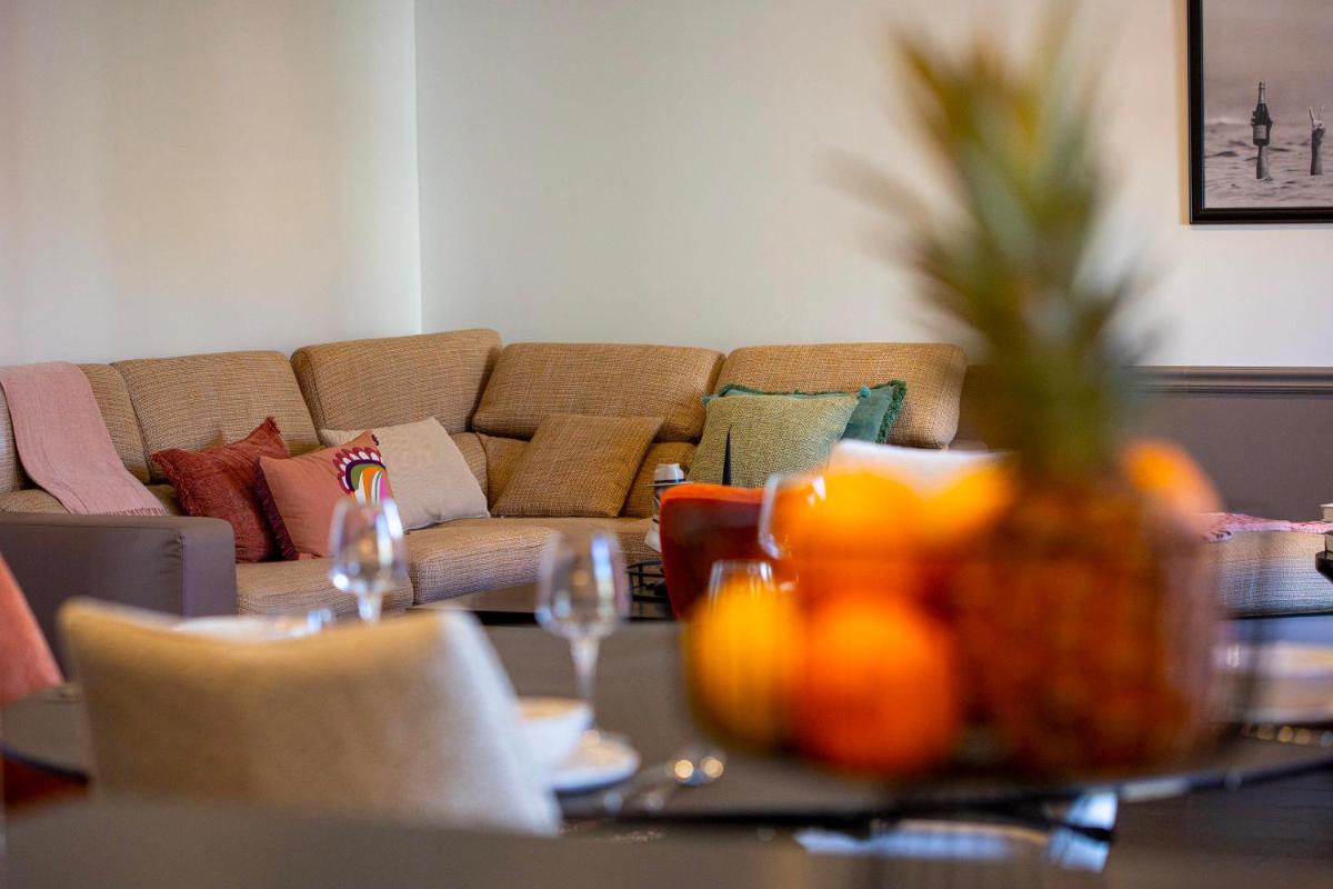 Coin salon dans l'établissement Hôtel & Spa Le Madeloc - Collioure Centre
