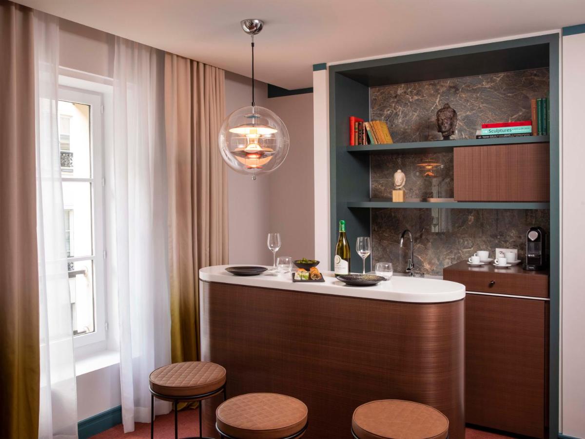 Cuisine ou kitchenette dans l'établissement Hôtel Bel Ami
