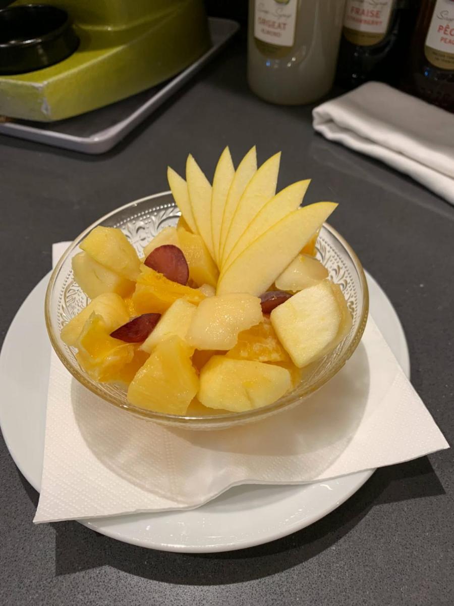 Nourriture dans l'hôtel ou à proximité