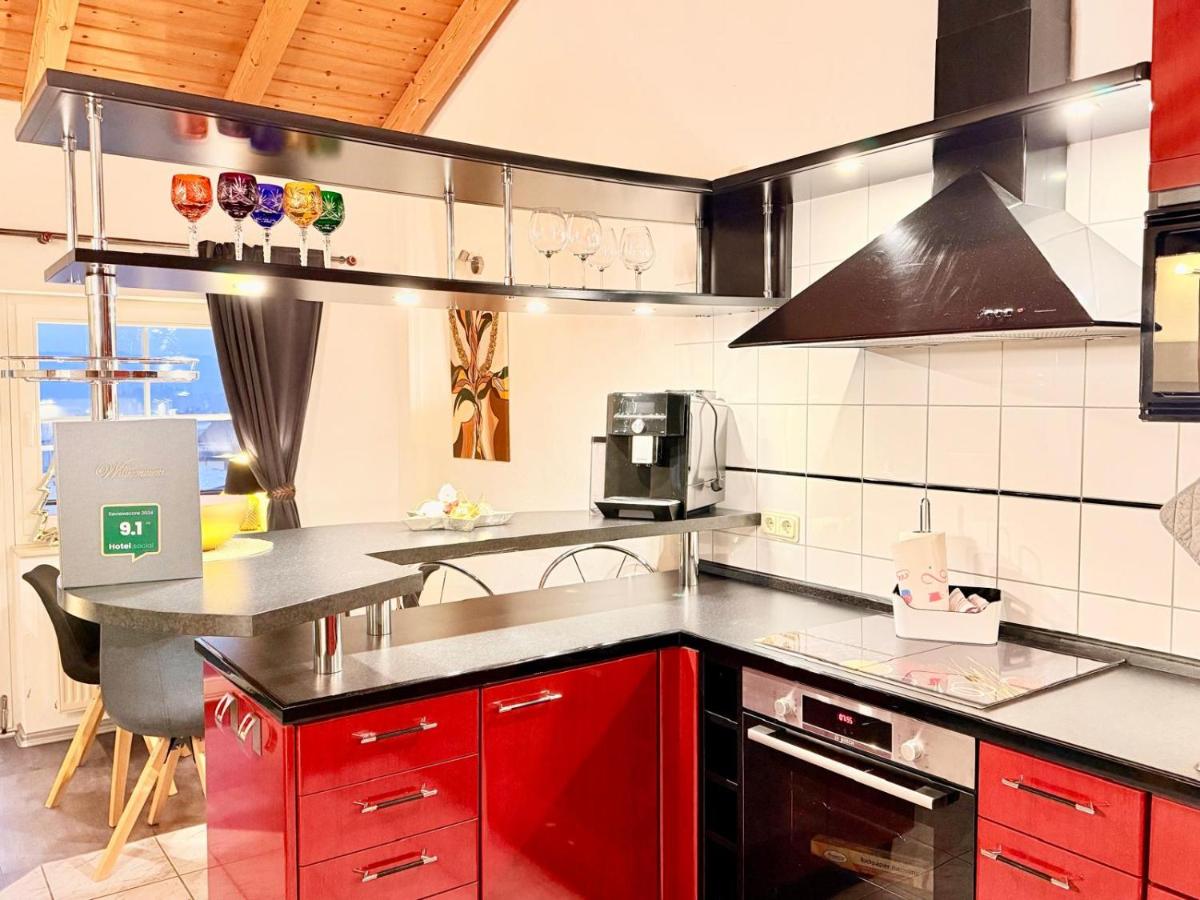 Apartment "Im Sonneneck" bis 4 Personen mit Parkplatz, W-LAN, Netflix im Thüringer Wald, Schleusingen - Housity