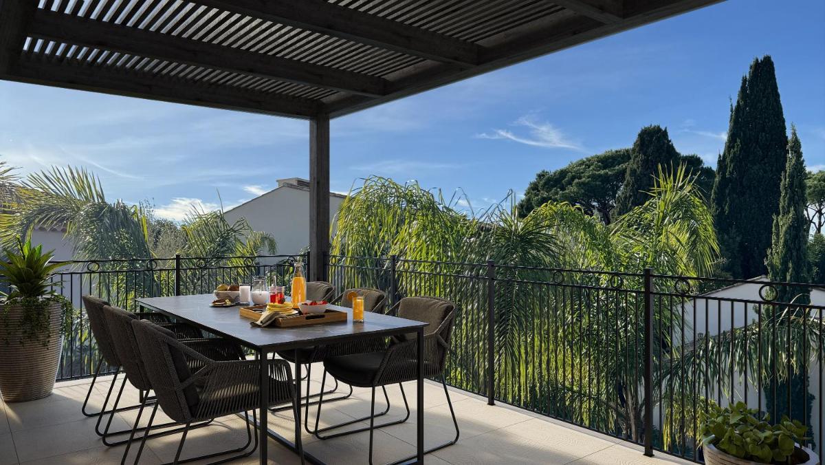 Balcon ou terrasse dans l'établissement Villa Cosy, hotel & spa