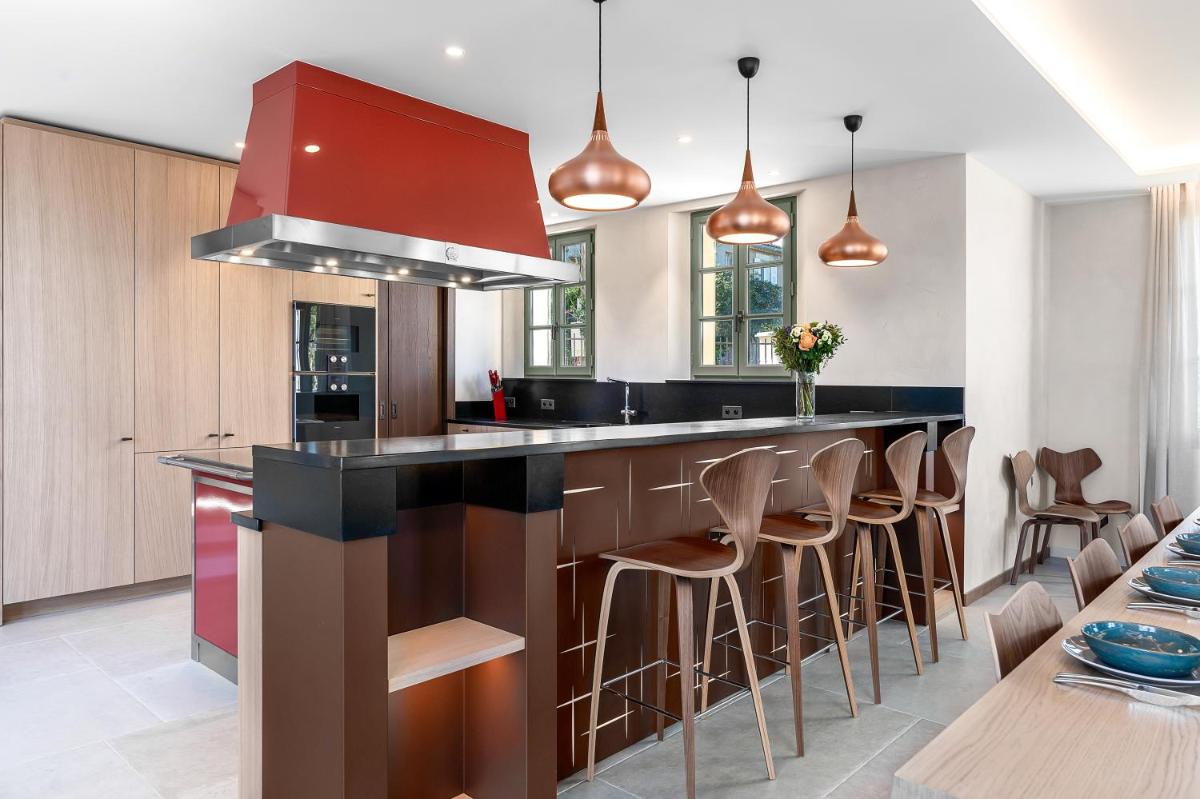 Cuisine ou kitchenette dans l'établissement Villa Cosy, hotel & spa