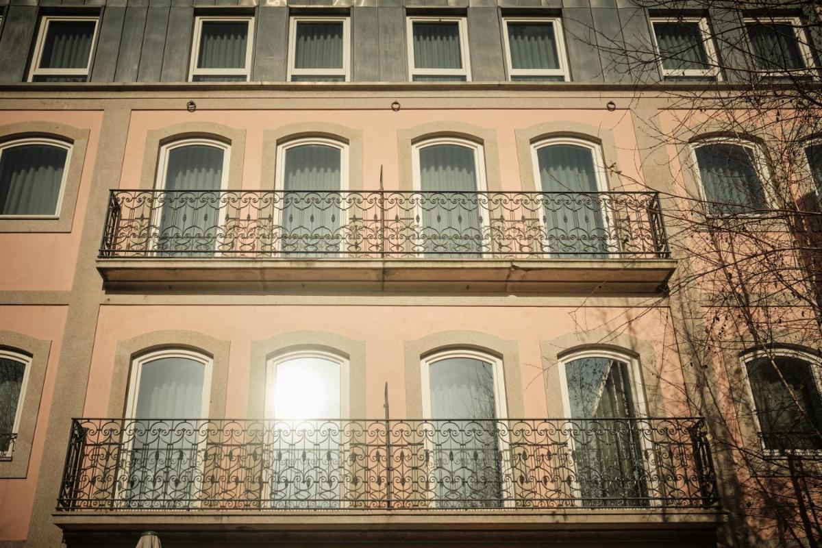 O edifício onde o hotel está situado