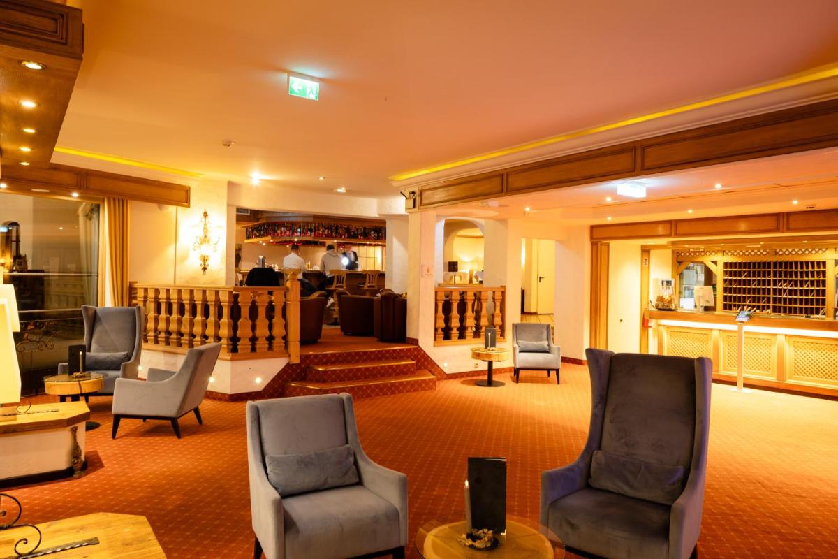 Ein Sitzbereich in der Unterkunft Mühl Vital Resort