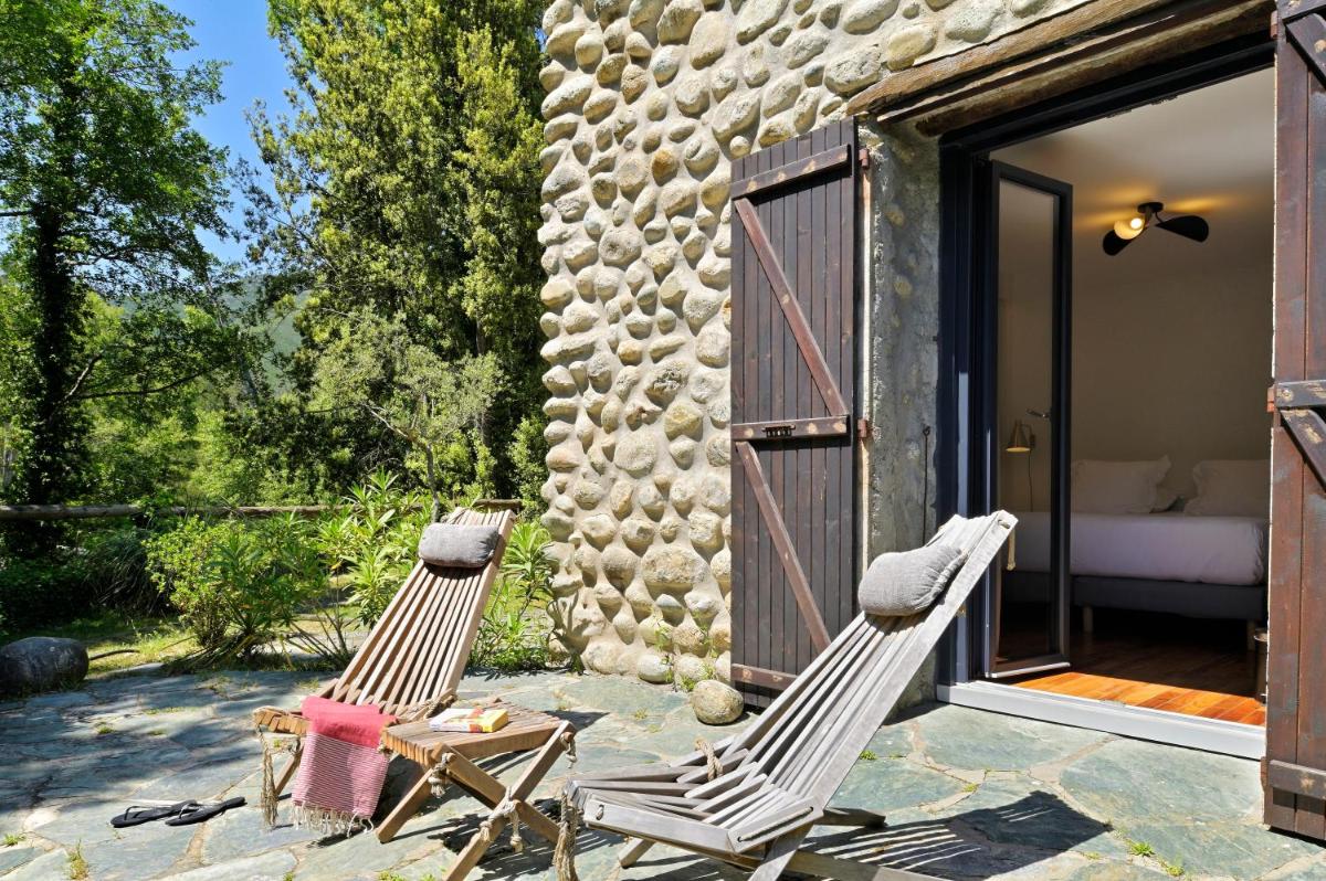 Jardin de l'établissement Hotel E Caselle - Demeures & Châteaux