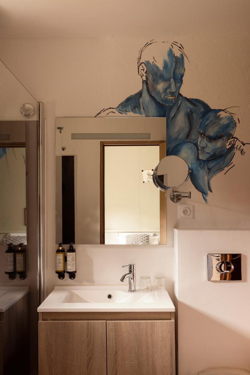 Salle de bains dans l'établissement Hotel E Caselle - Demeures & Châteaux