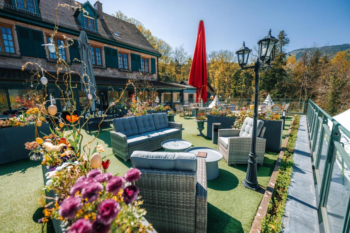 Jardin de l'établissement Les Violettes Hotel & Spa