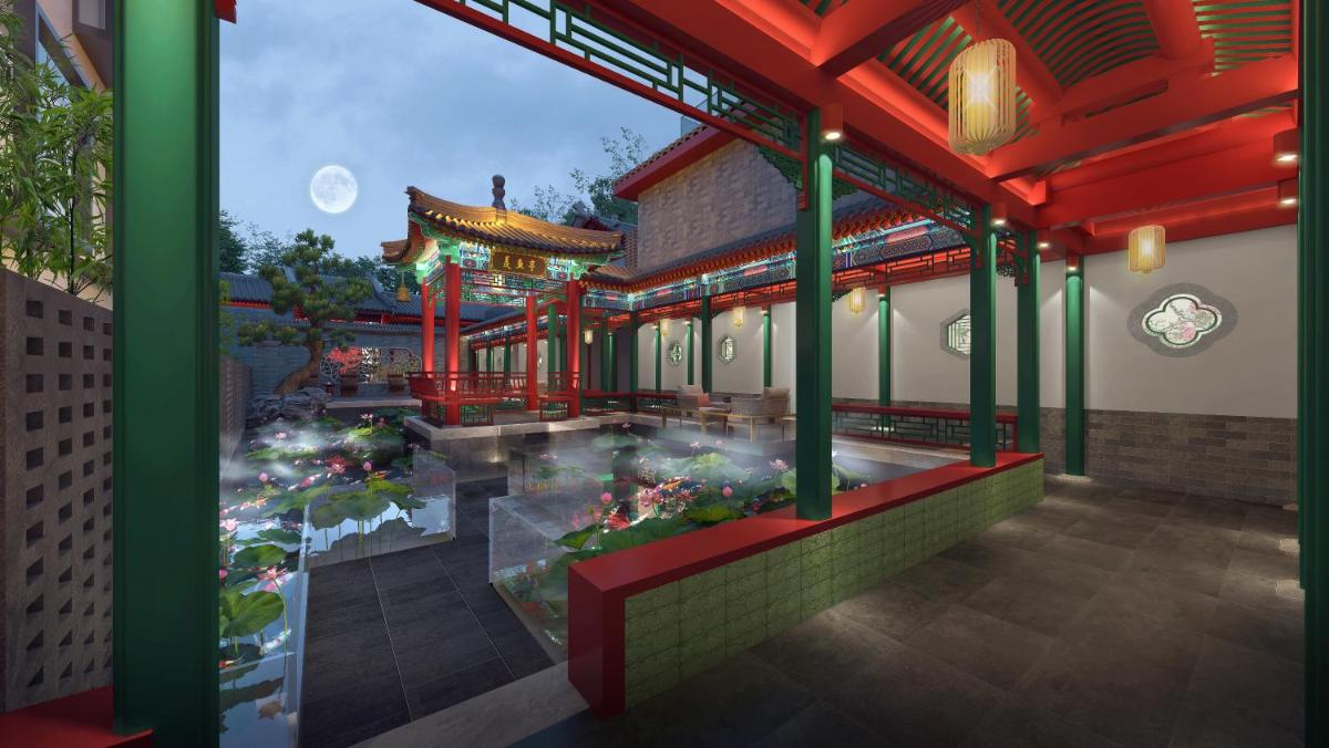 Happy Dragon Imperial Garden Courtyard --Newly renovated French Window with garden view, Close to Lama Temple Forbidden City&Subway Nearby &free coffee & Free laundry&English speaking with tour services &Free WiFi unlimited for Western software - Hizvo