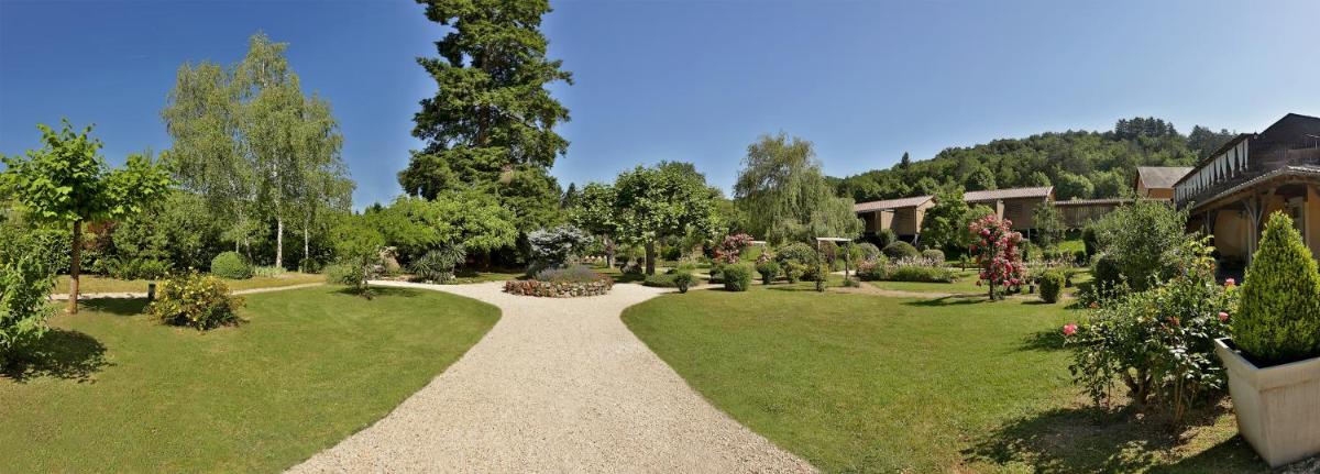 Jardin de l'établissement Les Glycines - Hôtel & Spa - Teritoria
