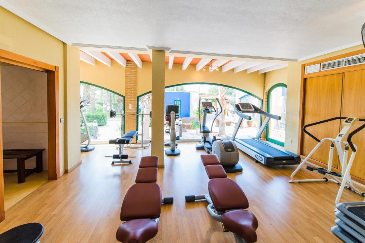 Gimnasio o instalaciones de fitness de Hotel La Laguna Spa & Golf