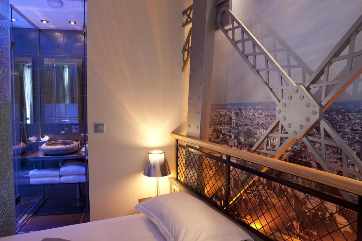 Un ou plusieurs lits dans un hébergement de l'établissement Secret de Paris - Hotel & Spa