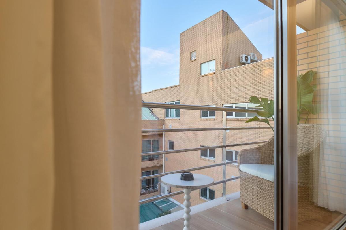 Uma varanda ou terraço em Hotel de Ilhavo Plaza & Spa