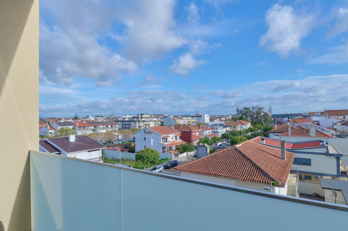 Uma vista geral de Ílhavo ou a vista da cidade a partir do hotel