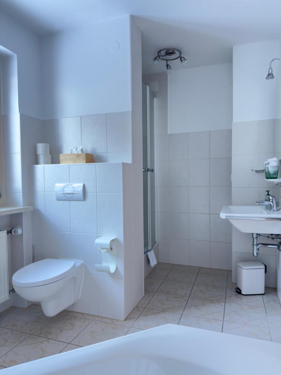 Ein Badezimmer in der Unterkunft Alpenglühn Apartments - Adult Only